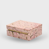 Rhodochrosite Jewelry Box with Hinge