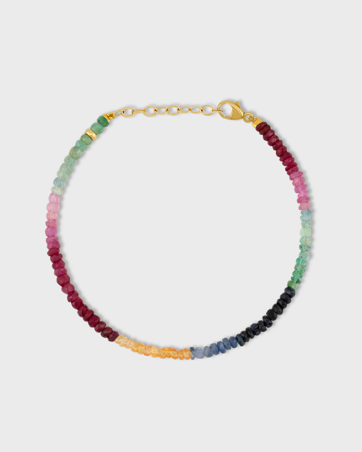 Men's Arizona Dark Rainbow Sapphire Bracelet