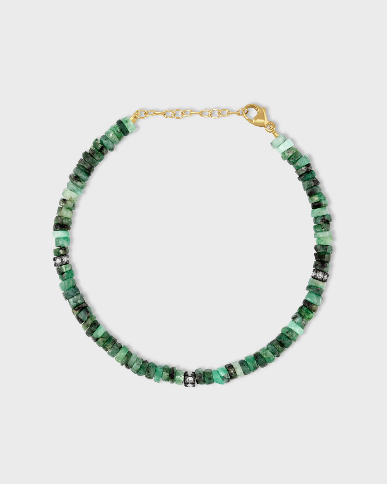 Men's Arizona Emerald Diamond Bracelet