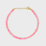 Men's Soleil Mini Pink Opal Bracelet