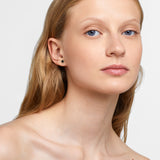 Onyx Inlay Star Earrings