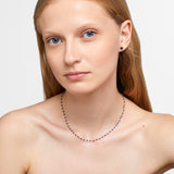 Lapis Inlay Star Earrings