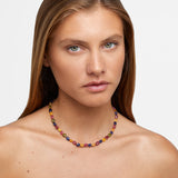 Arizona Dark Rainbow Sapphire Candy Necklace