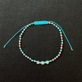 Levi Opal Coral Turquoise Cord Bracelet