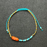 Luna Turquoise Coral Cord Bracelet