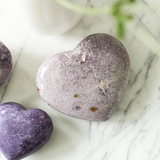 Lepidolite Heart