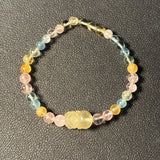 Morganite Dragon Bracelet