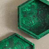 Malachite Hexagon Jewelry Box