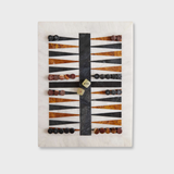 Marble Backgammon Board Game