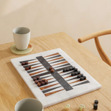 Marble Backgammon Board Game