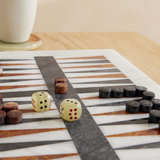 Marble Backgammon Board Game