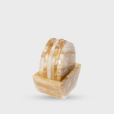 Marbled Onyx Coaster Set
