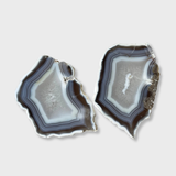 Ocean Agate Coasters Set of 2