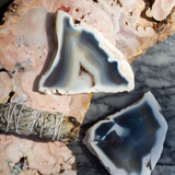 Ocean Agate Coasters Set of 2