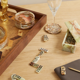 Green Onyx Domino Set