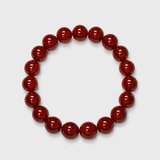 Oracle Carnelian Red Sphere Bracelet