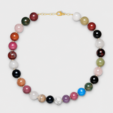 Oracle Multi Gemstone Sphere Necklace