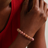 Oracle Rhodonite Sphere Bracelet