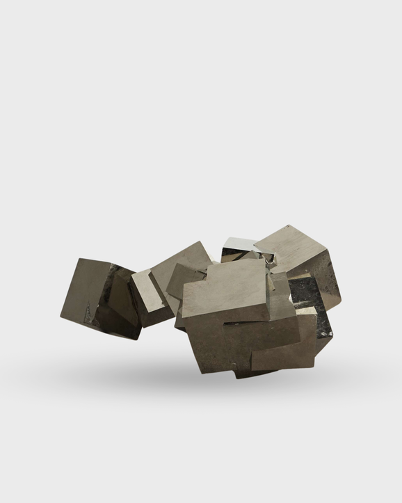 Pyrite Cluster Cube