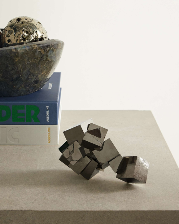 Pyrite Cluster Cube