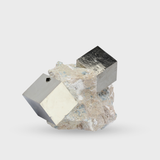 Pyrite Cube on Matrix