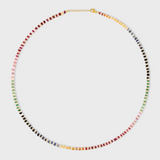 Men's Soleil Rainbow Sapphire Opal Connection Necklace