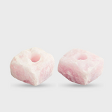 Rose Quartz Candle Holders (Single)