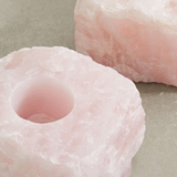 Rose Quartz Candle Holders (Single)