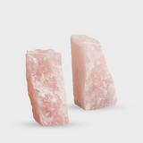 Rose Quartz Bookends