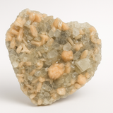 Apophyllite and Stilbite Standing Cluster