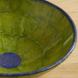 Serpentine and Lapis Lazuli Bowl