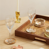 Brown Onyx Coaster Set