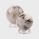 Tourmalated Quartz Sphere