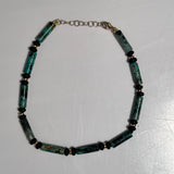 Men's Turquoise Onyx Gold Bracelet