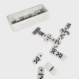 White Marble Domino Set