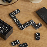 Black Onyx Domino Set