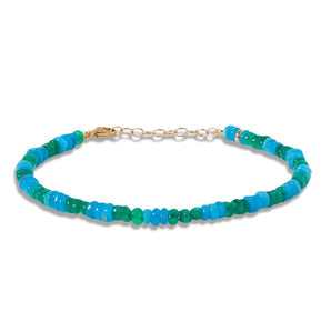 Soleil Marine Stripe Opal Bracelet