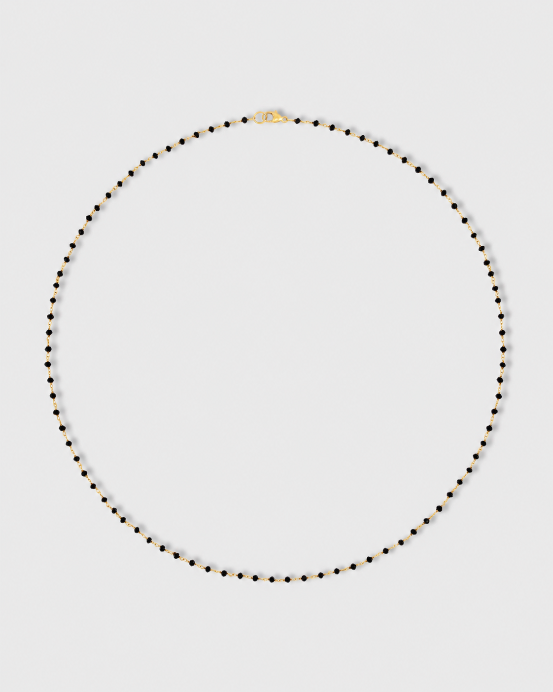 Astral Black Diamond Link Necklace