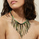 Arizona Emerald Fringe Necklace