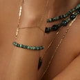 Aurora Emerald Faceted Gemstone Bracelet