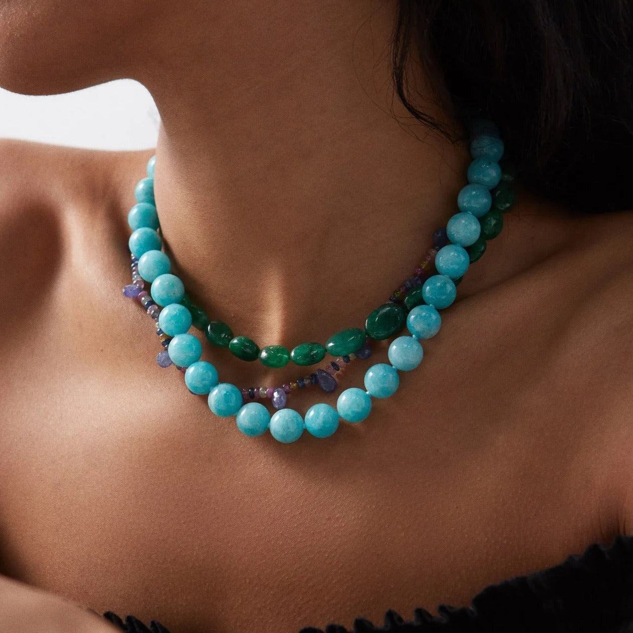 Amazonite necklace hot sale