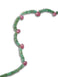 Arizona Emerald and Rubellite Candy Necklace