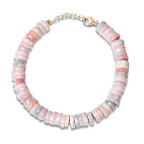 Atlas Pink Opal Faceted Gemstone Bracelet