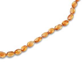 Arizona Citrine Faceted Oval Necklace