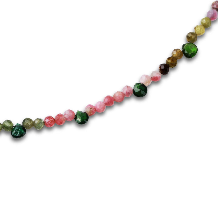 Arizona Tourmaline and Chrome Diopside Candy Necklace