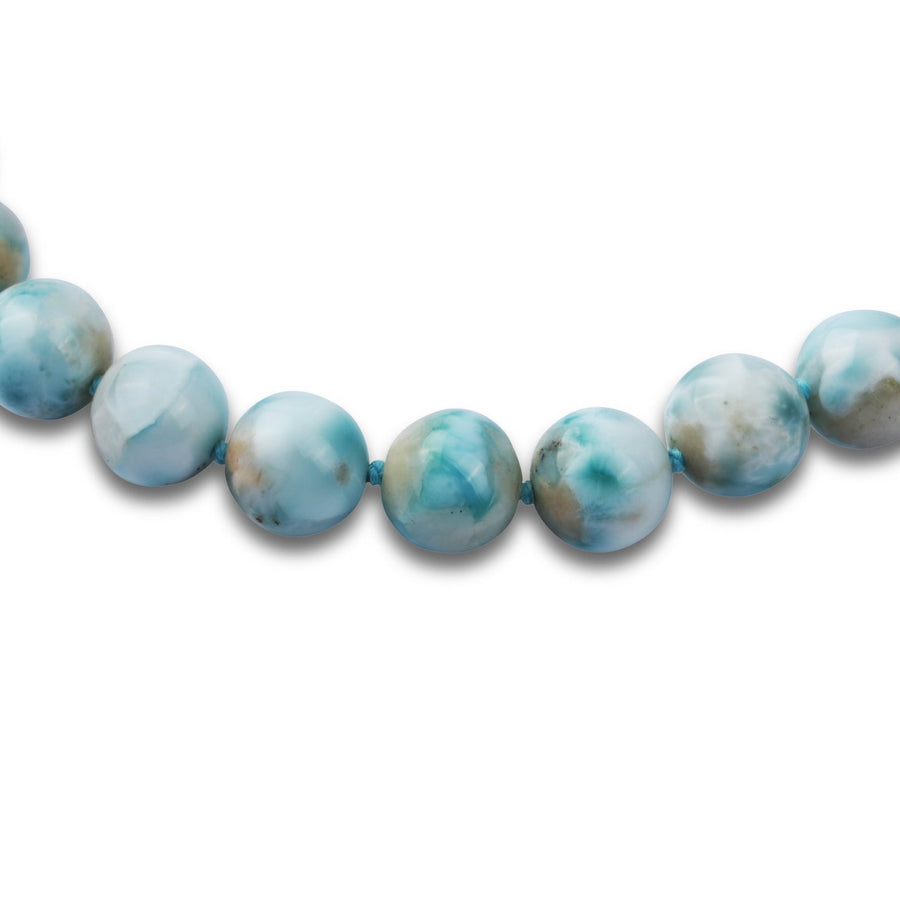 Oracle Larimar Sphere Necklace