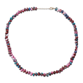 Nevada Purple Dahlia Turquoise Necklace