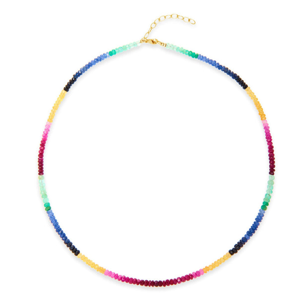 Arizona Rainbow Sapphire Necklace