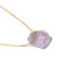 Crystalline Lavender Quartz Diamond Necklace
