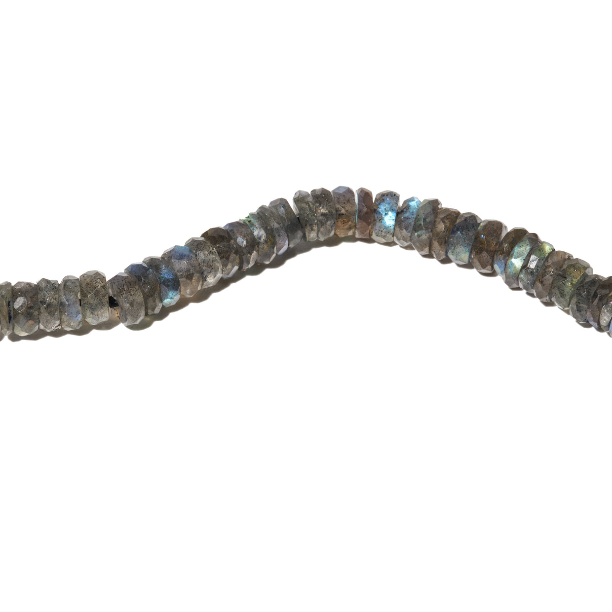 Aurora Labradorite Faceted Cut Gemstone Necklace